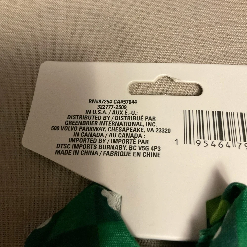 Green Floral Women's Scarf